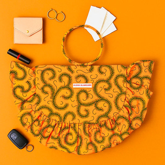 Tabby Ovine Ruffle Bag