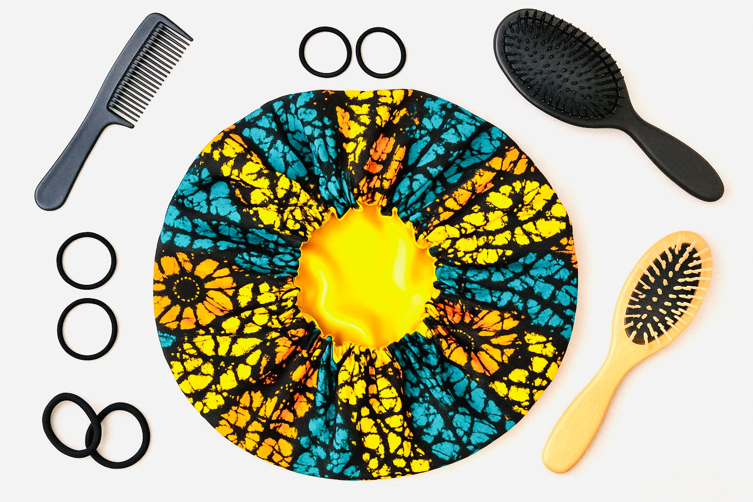 Sunset Splatter Satin Lined Bonnet