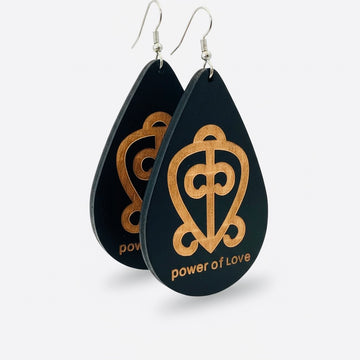 Odo Nnyew Fie Kwan Teardrop Earrings – Power of Love
