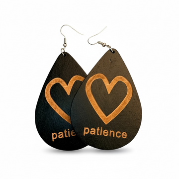 Akoma Teardrop Earrings – Patience