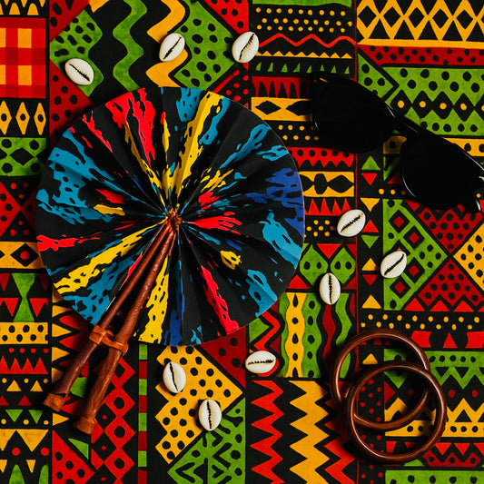 Sunburst Rhythm - Heritage Fan Collection