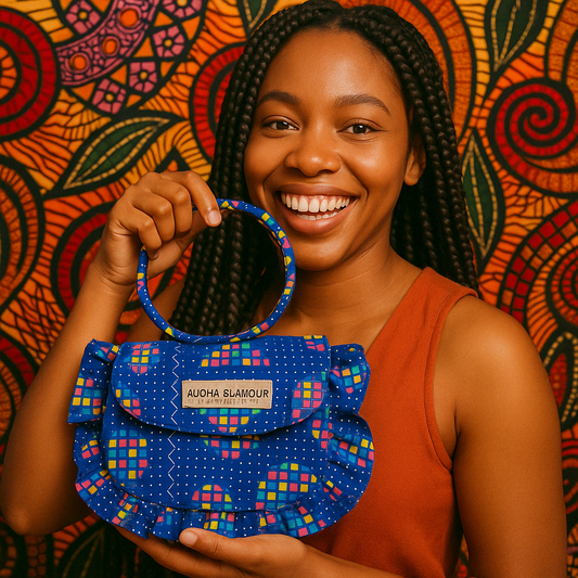 The Tabby Royal Vibe Mini Ruffle Bag- Carry Her Story Collection