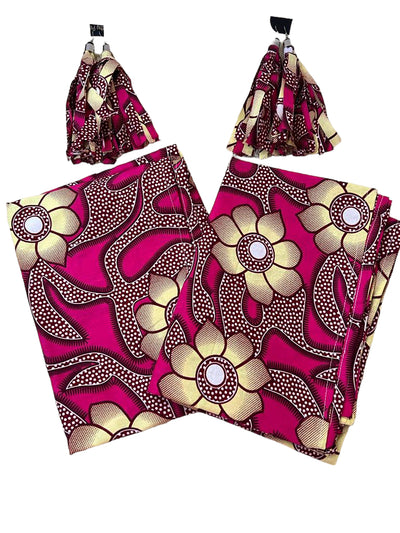Head wrap And Earring Set