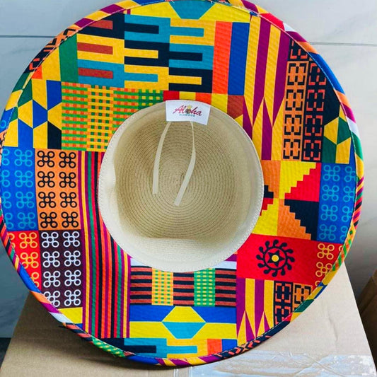 Remi Ankara Print Boat Hat
