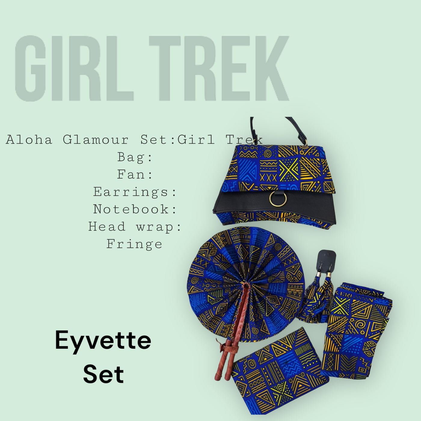 Ankara Purse Gift Set: Eyvette